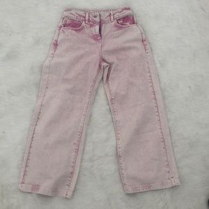 Pink Denim Collusion Jeans
